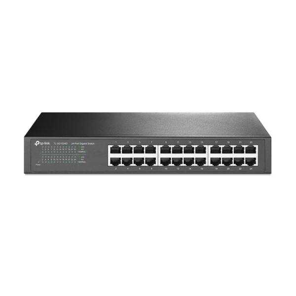 TL-SG1024D, TP-Link, 24-port Gigabit Switch, 24 10/100/1000M RJ45 ports, metal case