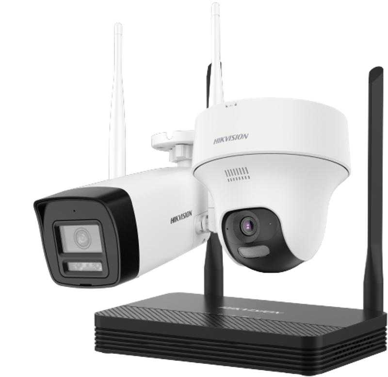 ჩამწერის და კამერების კომპლექტი DS-J142I-NKS424W02H  WiFi NVS Kit