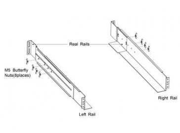 Rails for 1-3KVA RT Accessories Matching Double Rails for RT 1-3KVA Series