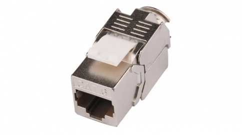 KJ-CAT6-FTP-180 Keystone Jack CAT6 shielded 180°