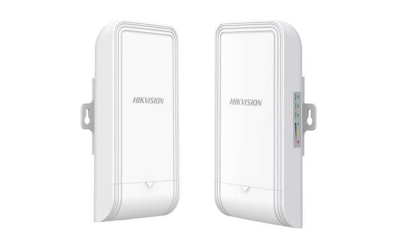 გარე გამოყენების Wifi კლიენტი (წყვილი), Hikvision, DS-3WF3000-EI-5AC/P, 5Ghz 867Mbps 3KM Wireless Bridge Kit