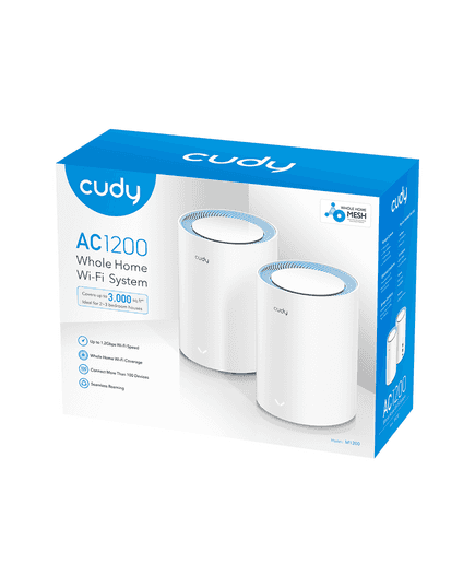 M1200 1.0 Mesh, Cudy Wi-Fi System (2 Pack)