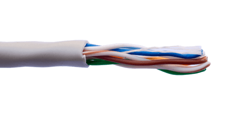ქსელის კაბელი - Cat5e UTP 20% სპილენძი, შიდა გამოყენების,