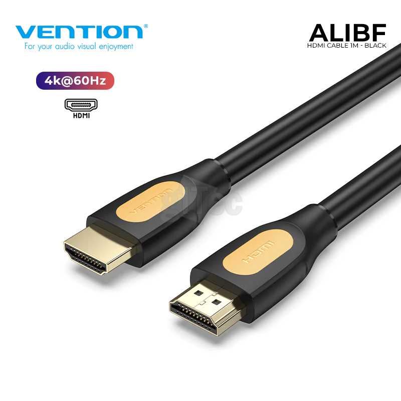 VENTION ALIBI HDMI-A Male to Male 4K HD Cable PVC Type 3M Black